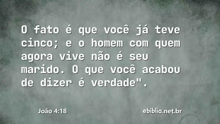 João 4:18