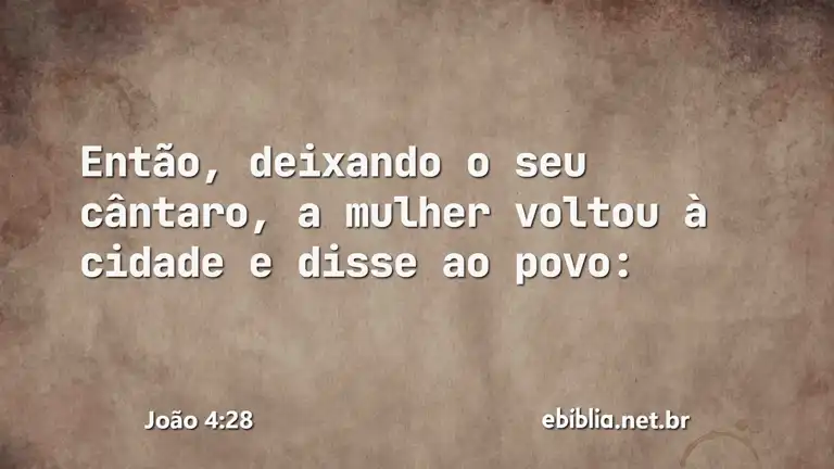 João 4:28