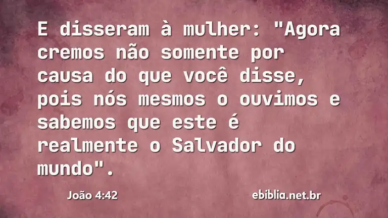 João 4:42