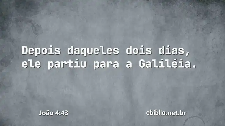 João 4:43