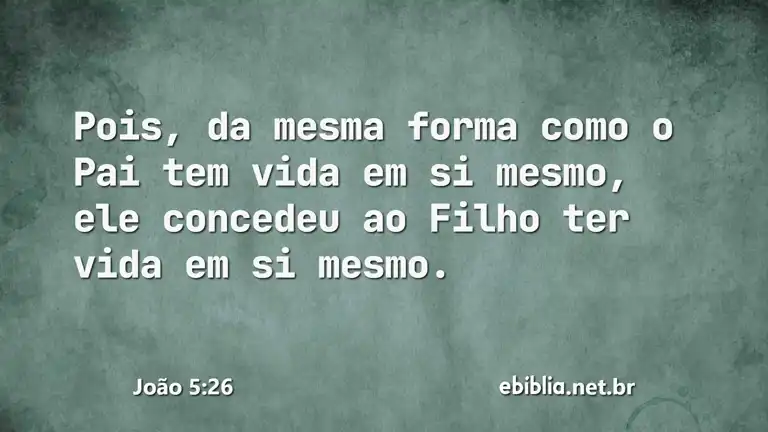 João 5:26