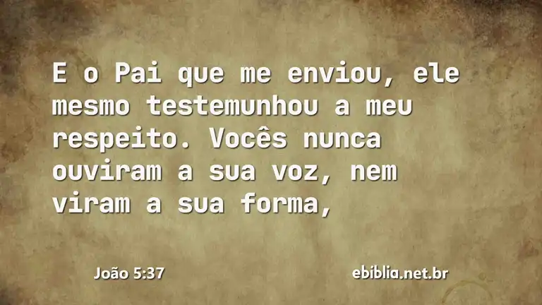 João 5:37