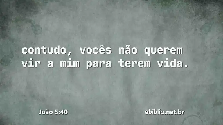 João 5:40