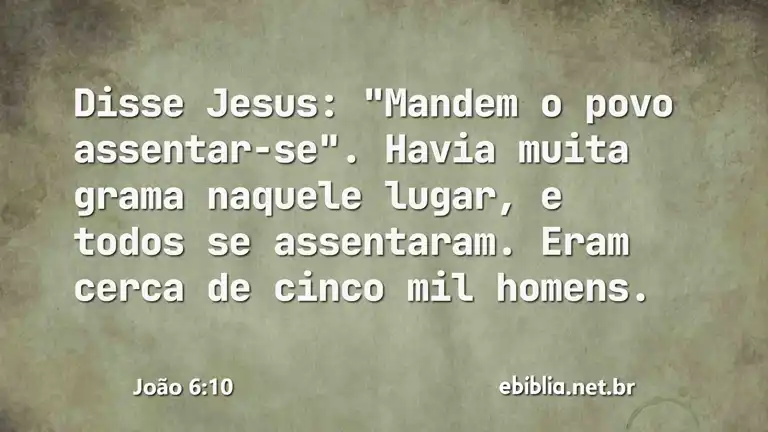 João 6:10