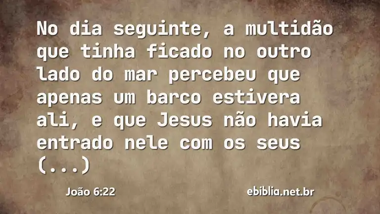 João 6:22