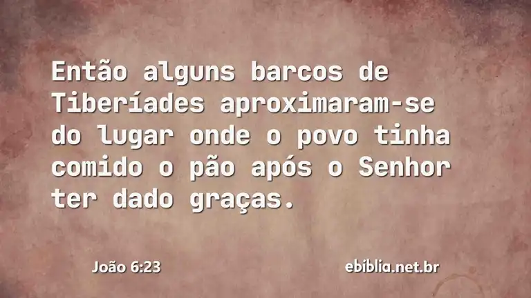 João 6:23