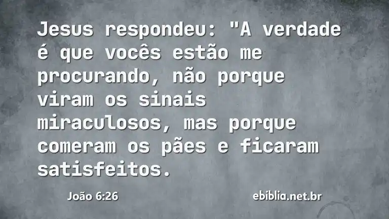 João 6:26