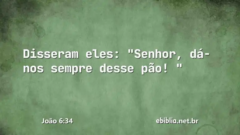 João 6:34