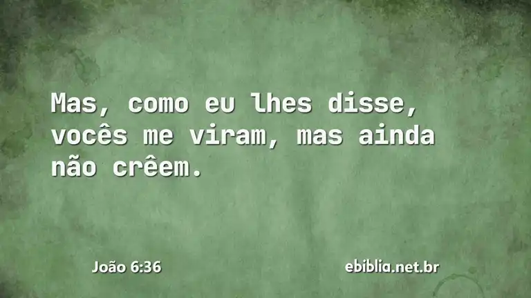 João 6:36