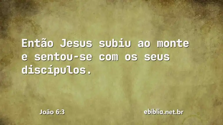 João 6:3