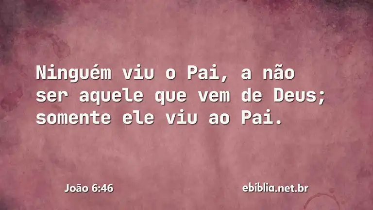 João 6:46