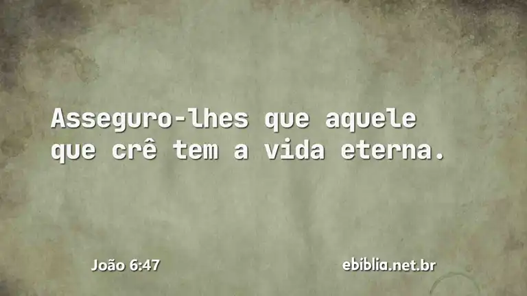 João 6:47