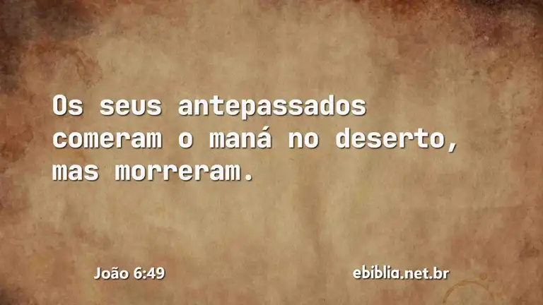 João 6:49