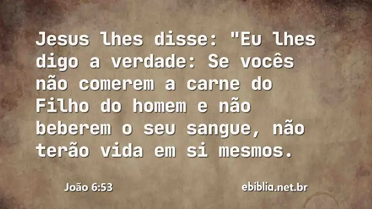 João 6:53