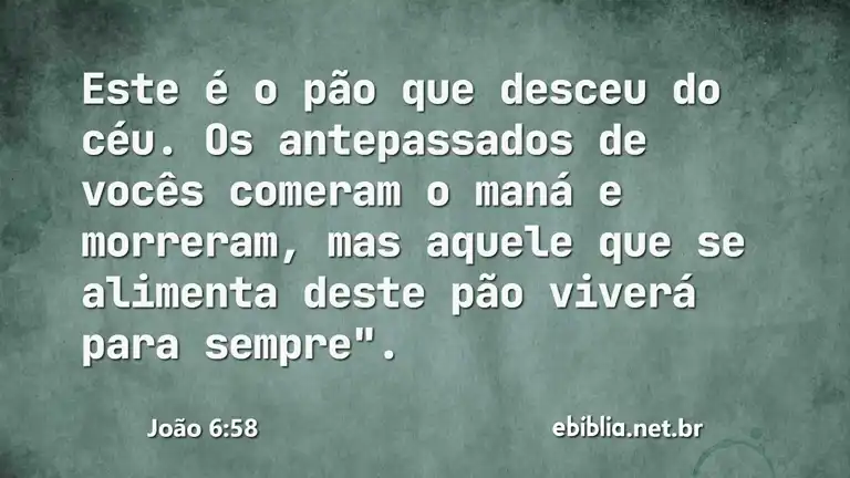 João 6:58