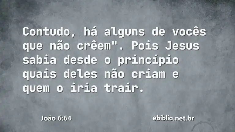 João 6:64