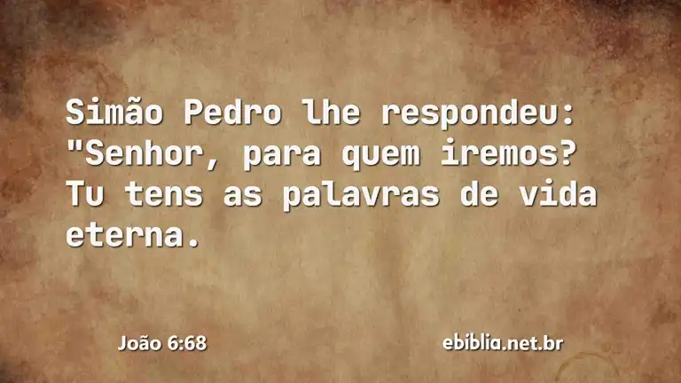 João 6:68