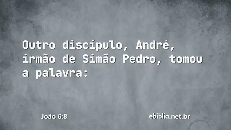 João 6:8