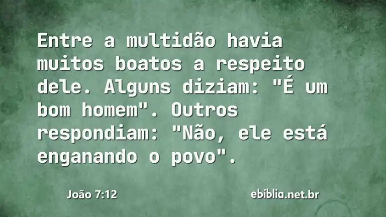 João 7:12