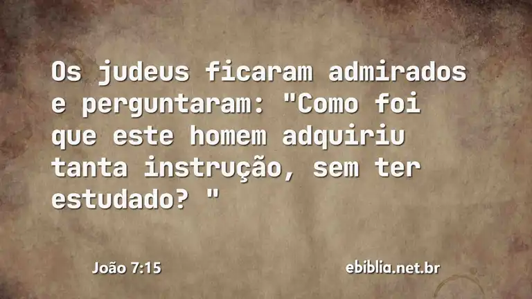 João 7:15