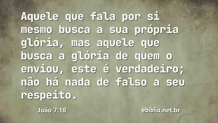 João 7:18