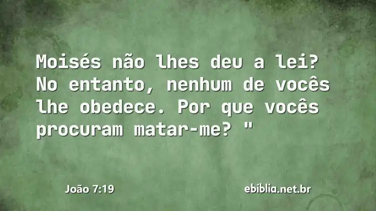 João 7:19