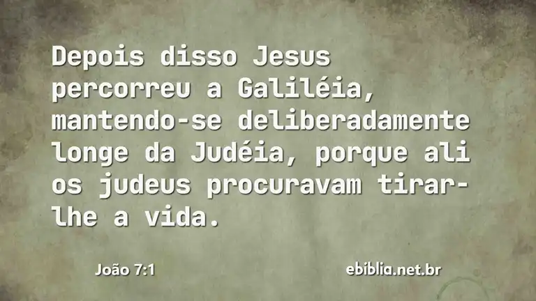 João 7:1