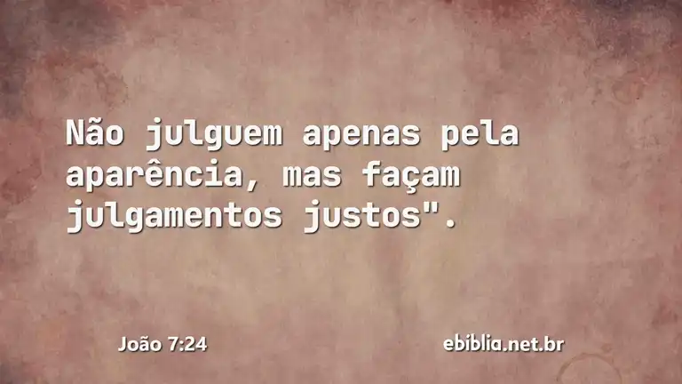 João 7:24