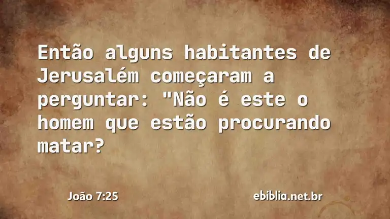 João 7:25