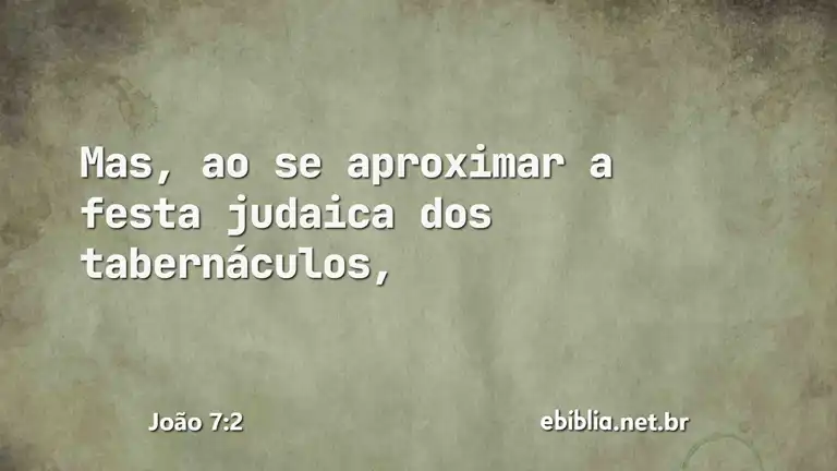 João 7:2