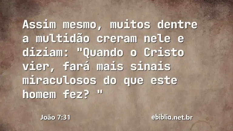 João 7:31