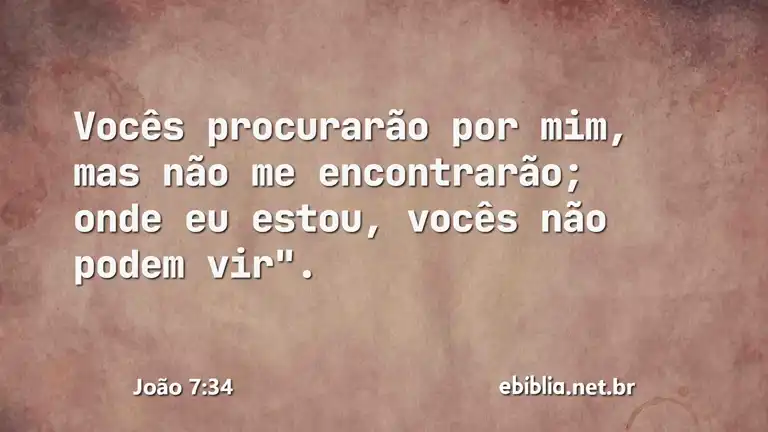 João 7:34