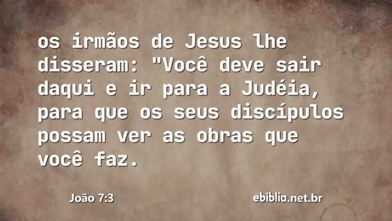 João 7:3