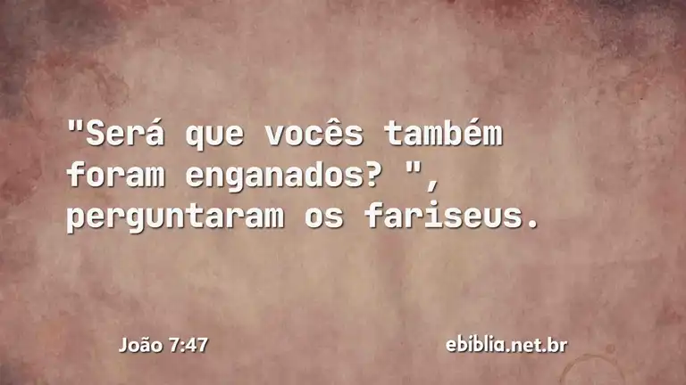 João 7:47