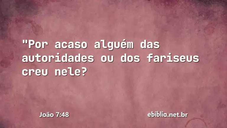 João 7:48