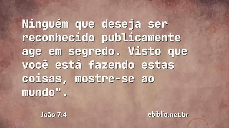 João 7:4