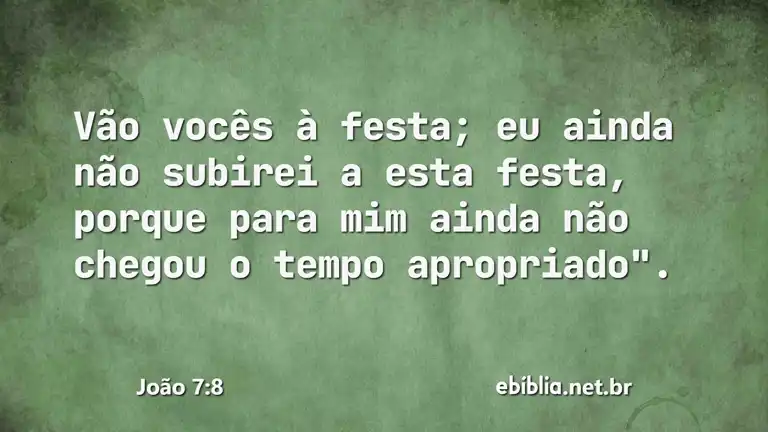 João 7:8