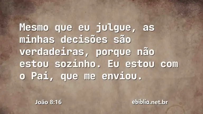 João 8:16