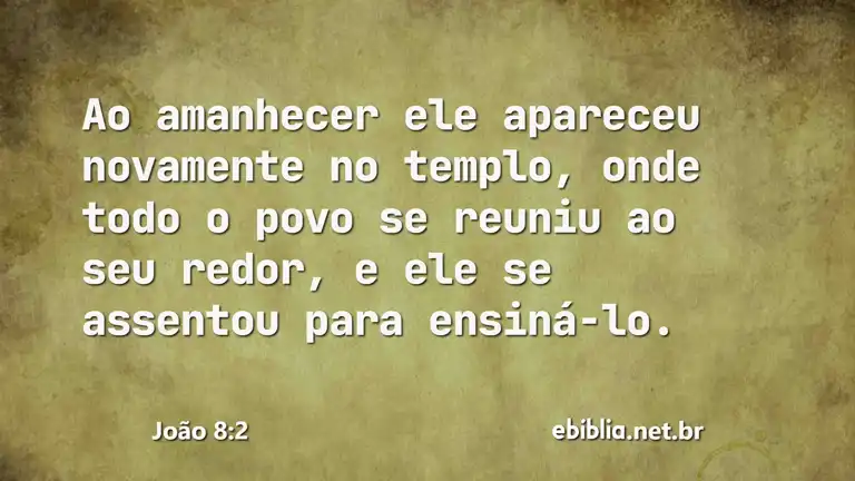 João 8:2