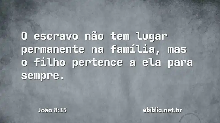 João 8:35