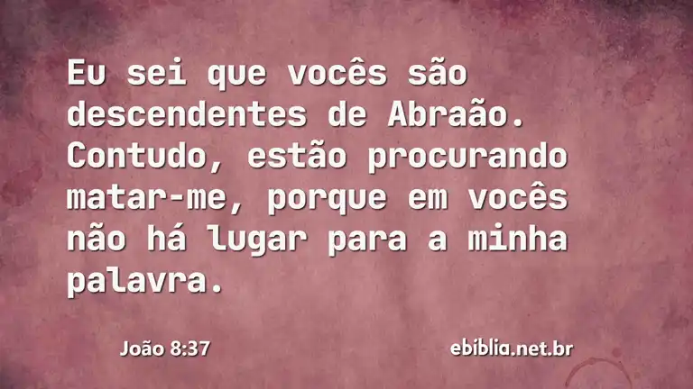 João 8:37