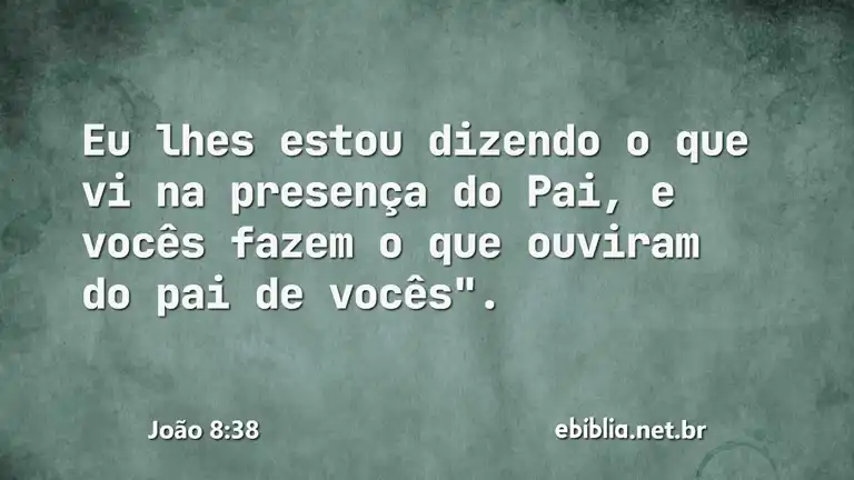 João 8:38