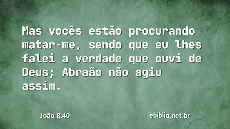 João 8:40