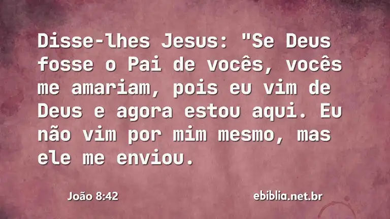 João 8:42