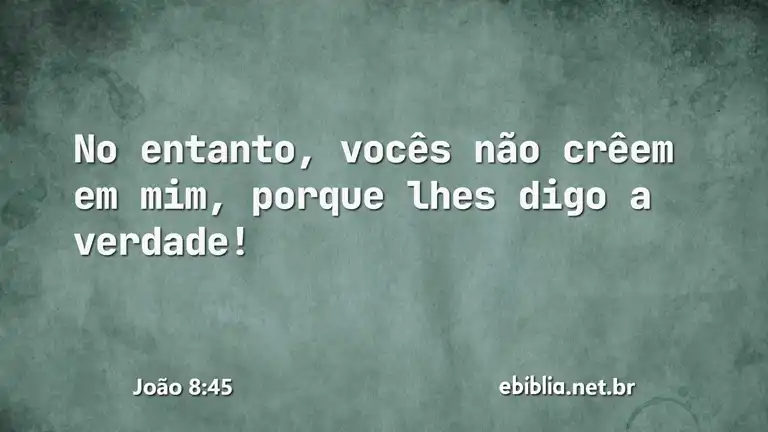 João 8:45