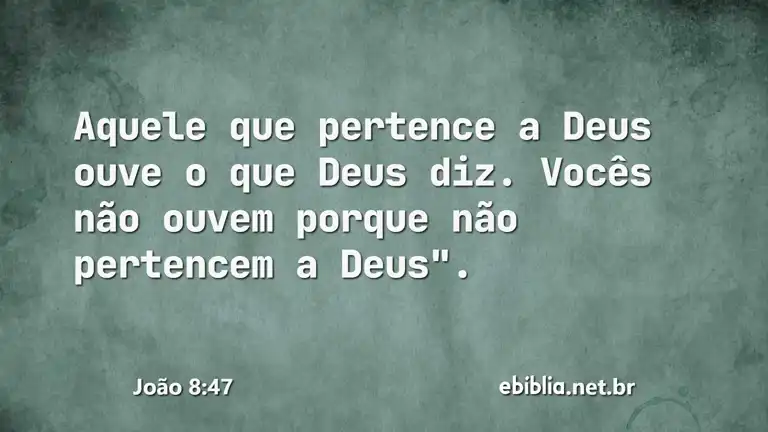 João 8:47