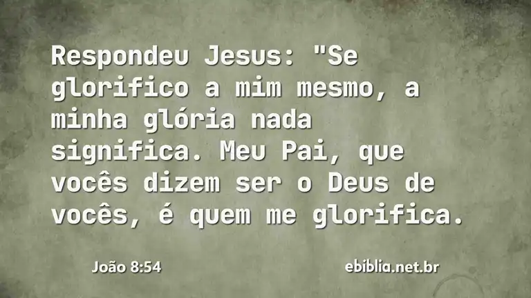 João 8:54