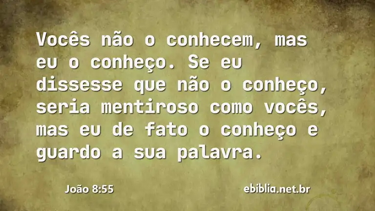 João 8:55