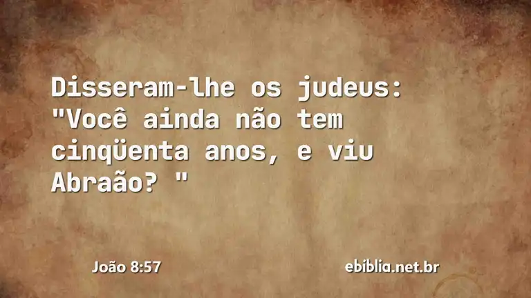 João 8:57