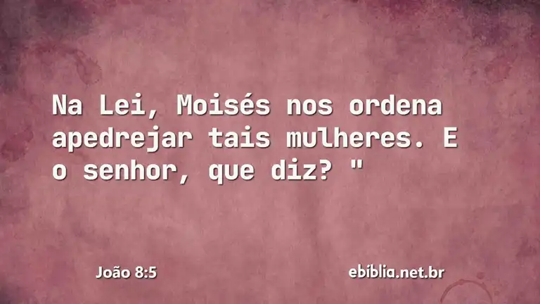 João 8:5